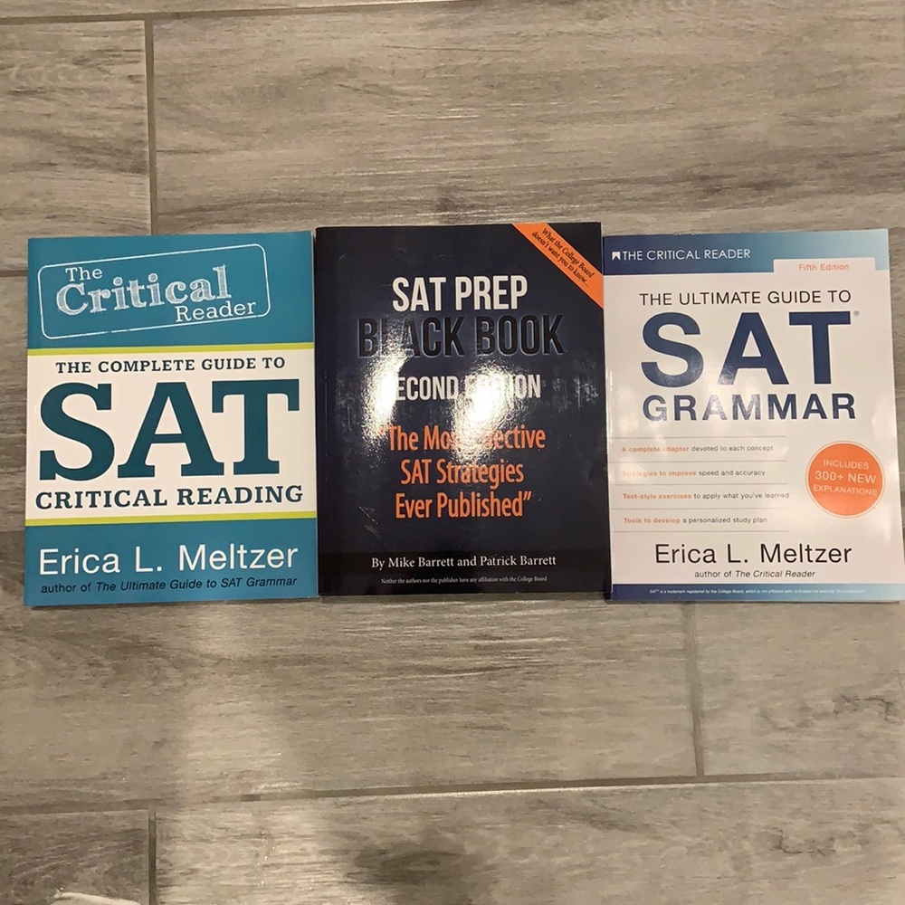 Never Used SAT Prep Books